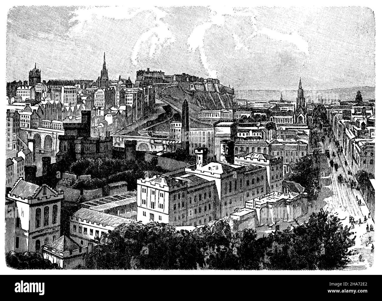 Edinburg, , (atlas, 1909 Stock Photo Alamy