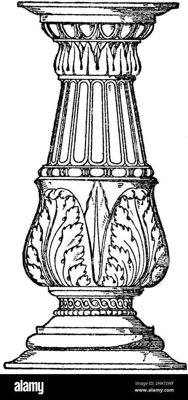 Candelabra shaft Candelabralike base of a holy water font in Pisa