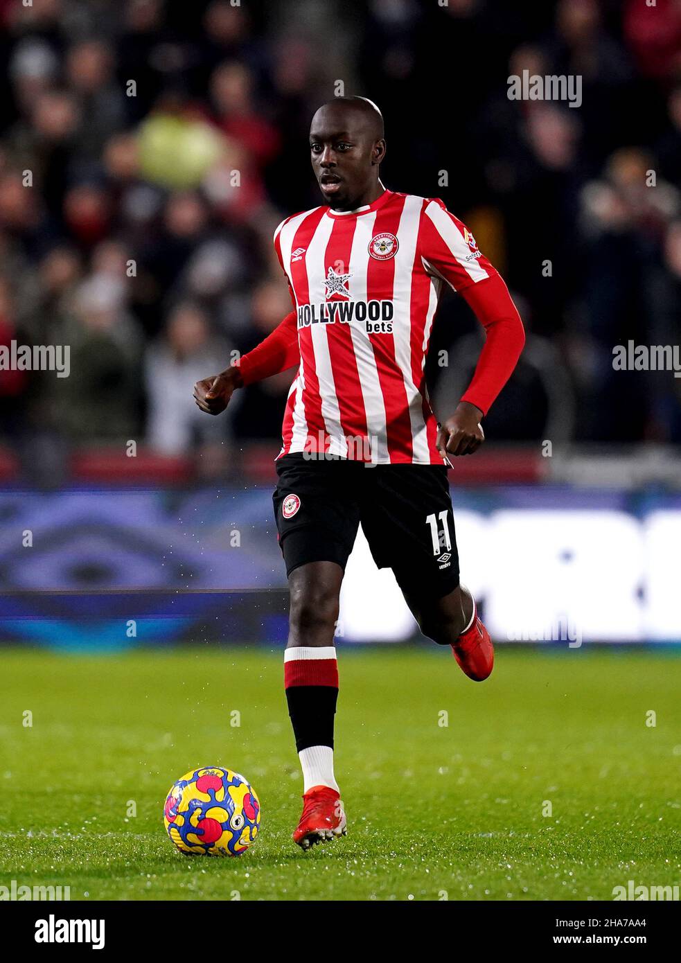 Brentford's Yoane Wissa during the Premier League match at the