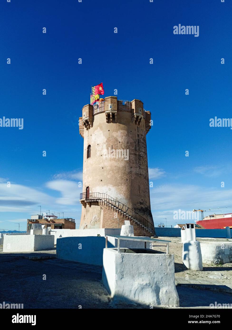 Paterna tower. Valencian Community - Spain Stock Photo