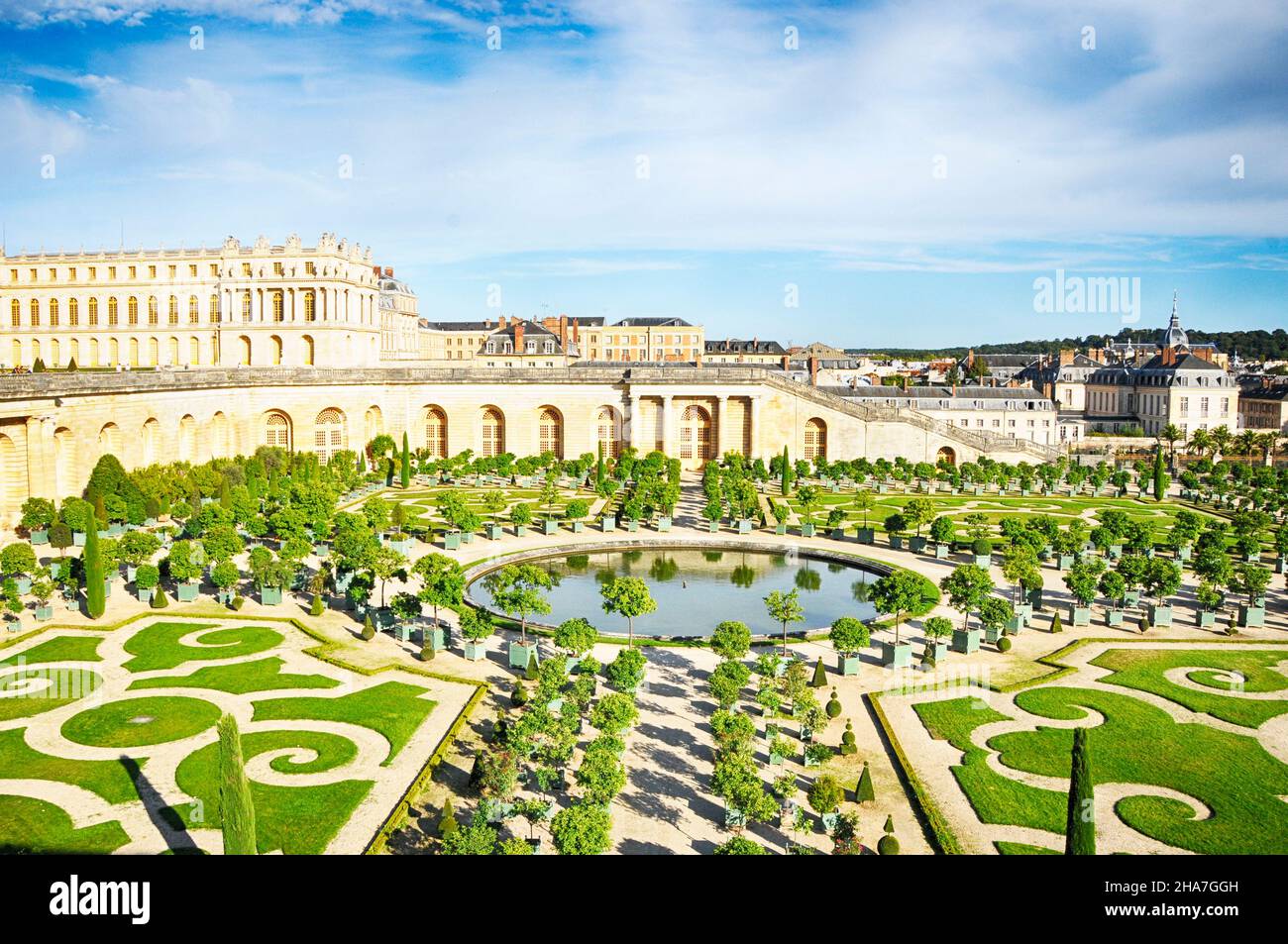 Garden of Versailles Stock Photo Alamy