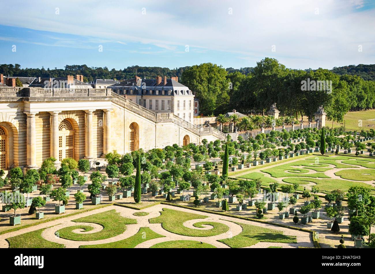 Garden of Versailles Stock Photo