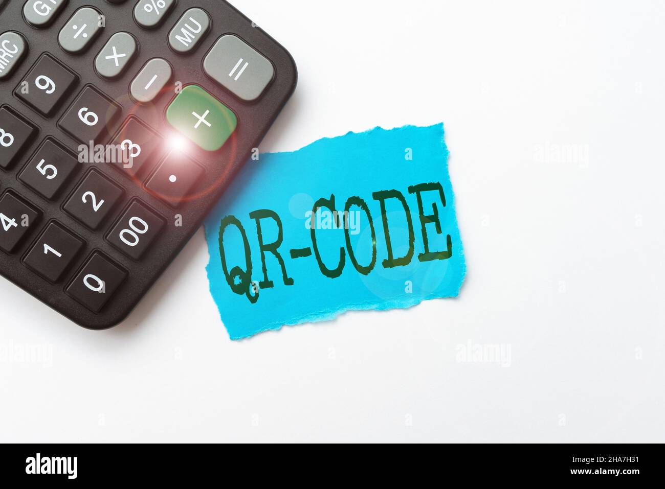 Sign displaying Qr Code. Business approach the trademark for a type of ...