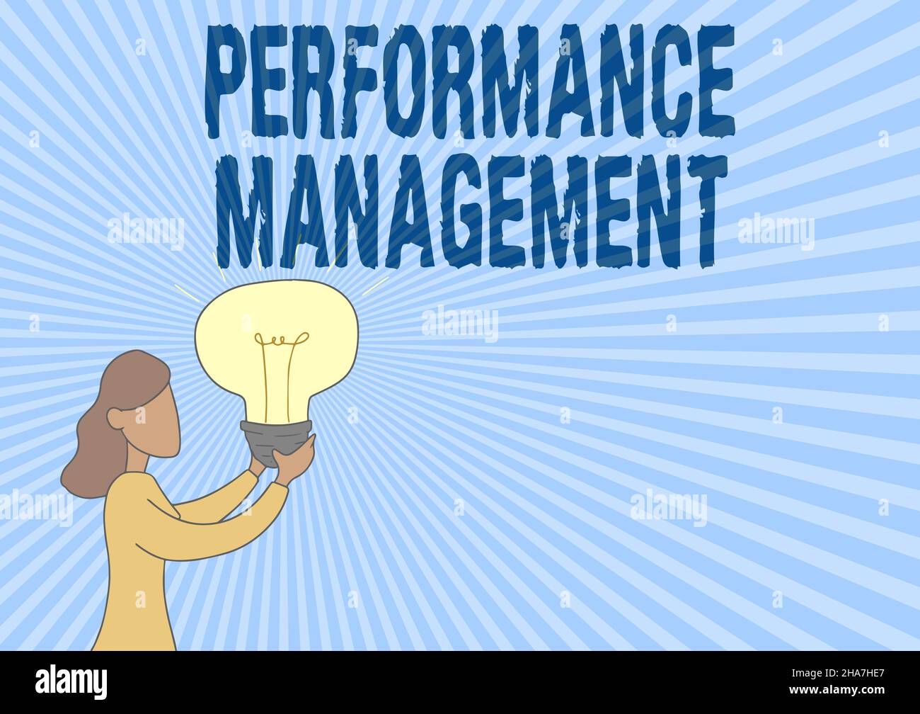 Performance Management Contribution Hand writing sign Performance Management. Internet Concept Improve ...