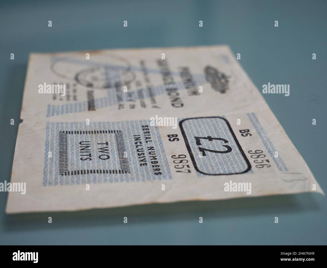 National Savings, N&SI Premium Bonds from 1959 Stock Photo Alamy