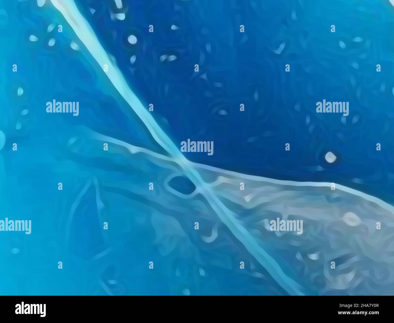 Beautiful light blue gradient with white patterns Stock Photo