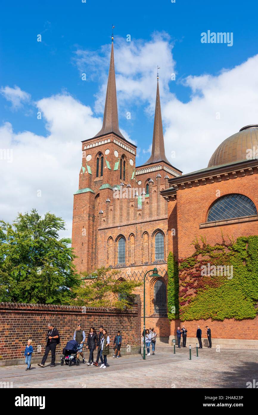 Roskilde: Roskilde Cathedral, in Roskilde, Zealand, Sealand, Sjaelland ...
