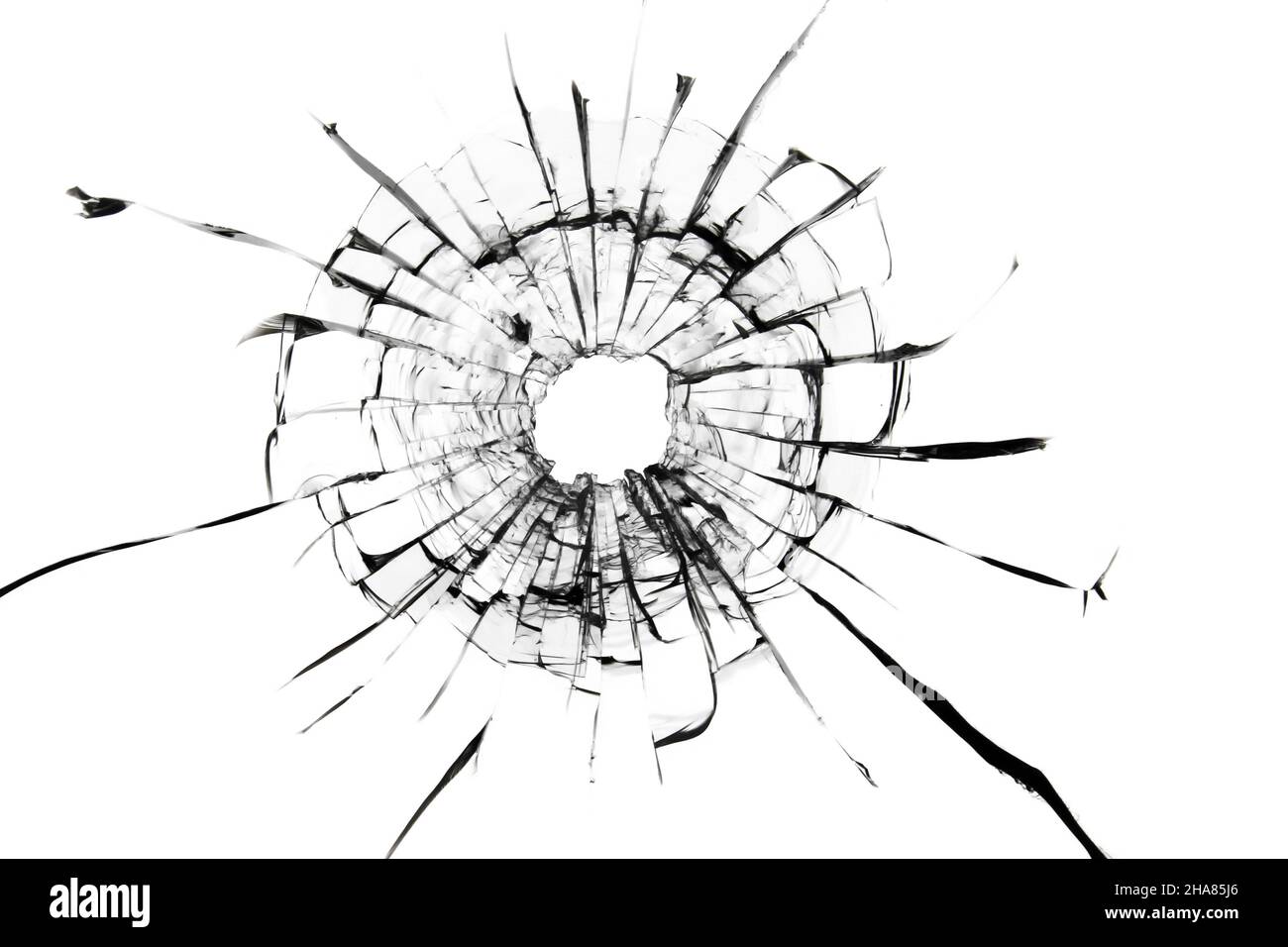 Texture of a broken window on a white background Stock Photo Alamy