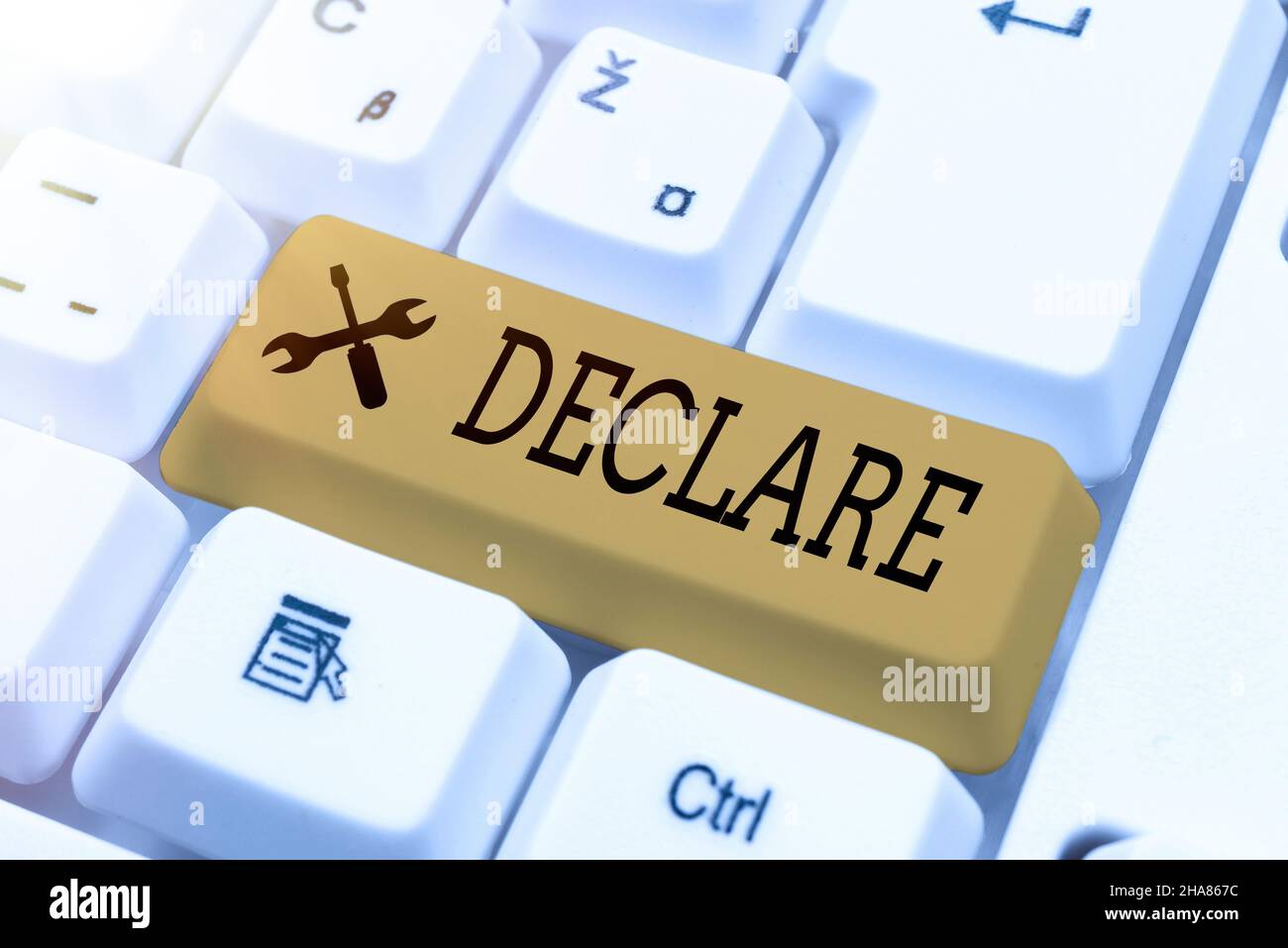 American customs declaration form in hi res stock photography and