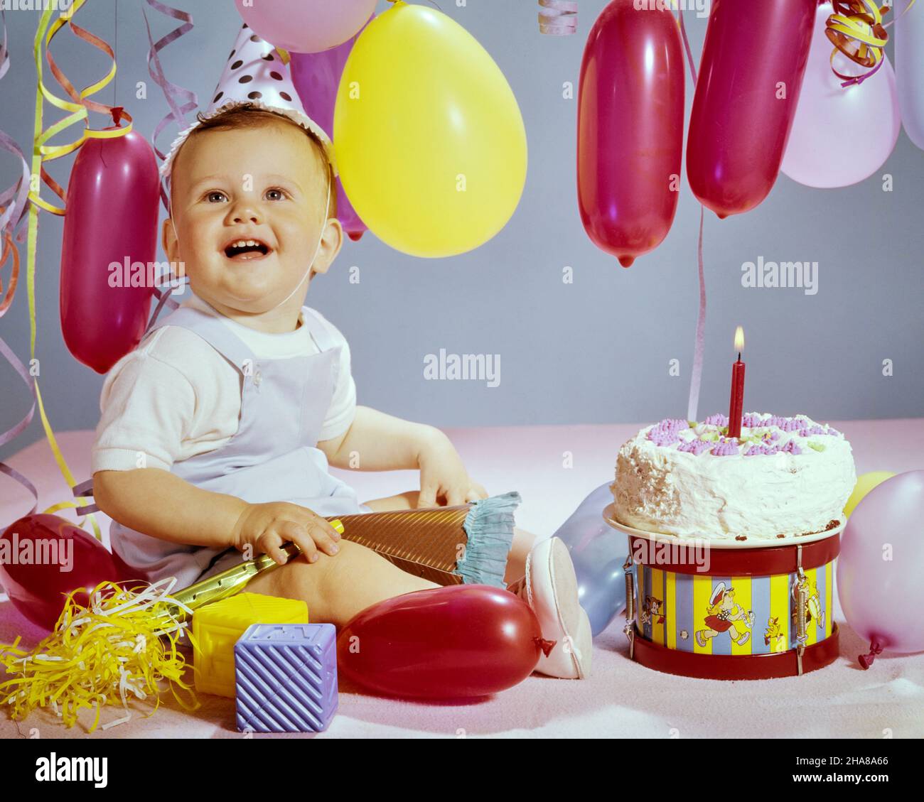Laughing baby retro hi-res stock photography and images - Alamy