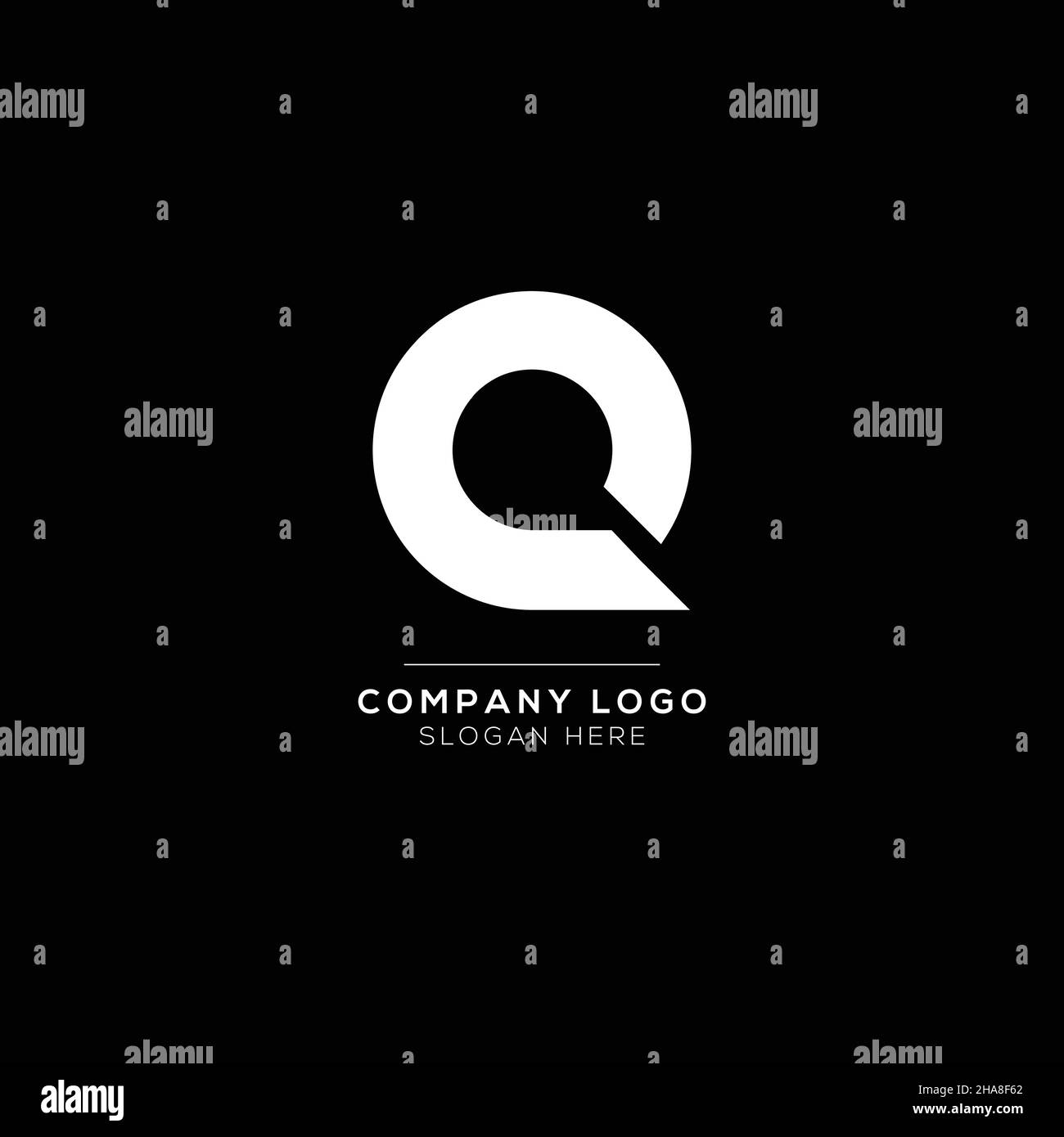 Premium Vector Q initial letter Logotype for luxury branding. Elegant ...