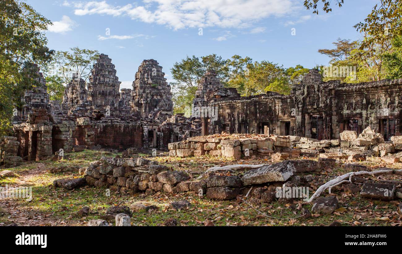 Panoramic ruins ancient temple hi-res stock photography and images - Alamy