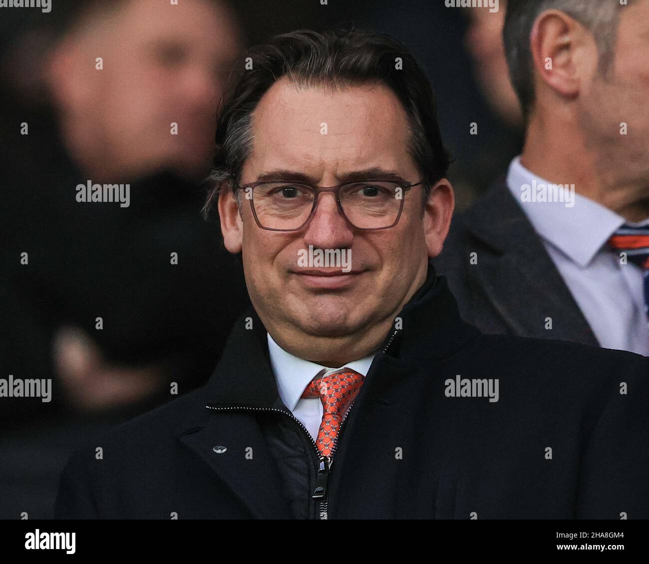 Simon Sadler owner of Blackpool Football Club is in attendance Stock Photo