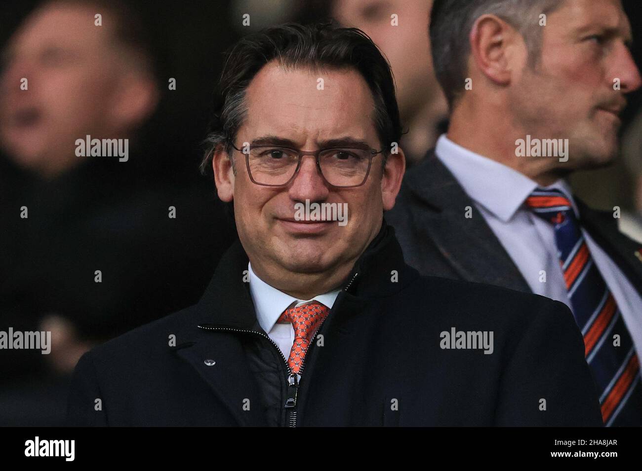 Derby, UK. 11th Dec, 2021. Simon Sadler owner of Blackpool Football Club is in attendance in Derby, United Kingdom on 12/11/2021. (Photo by Mark Cosgrove/News Images/Sipa USA) Credit: Sipa USA/Alamy Live News Stock Photo
