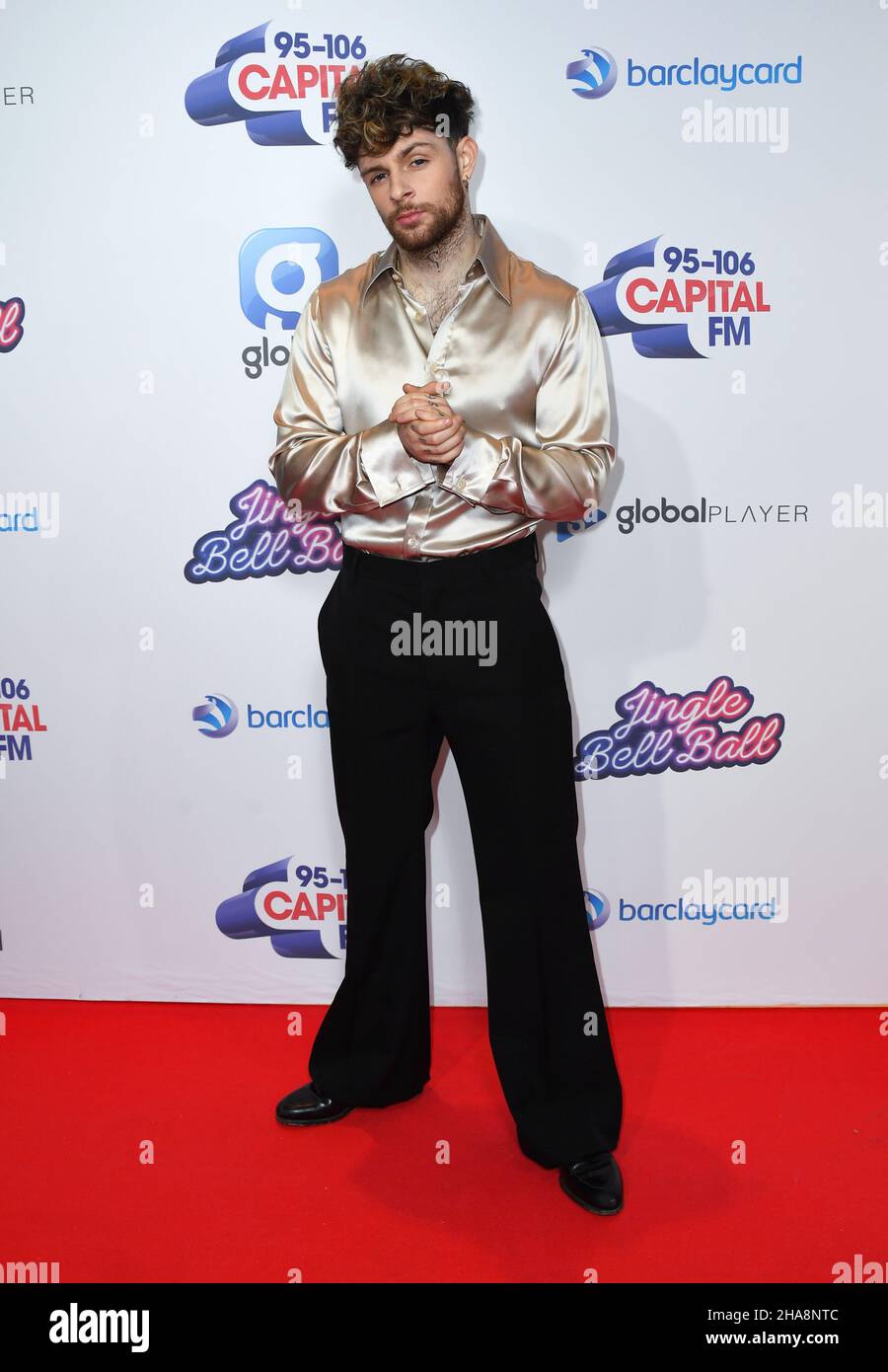 NO ARCHIVE NO SALES EDITORIAL USE ONLY Tom Grennan at day one of