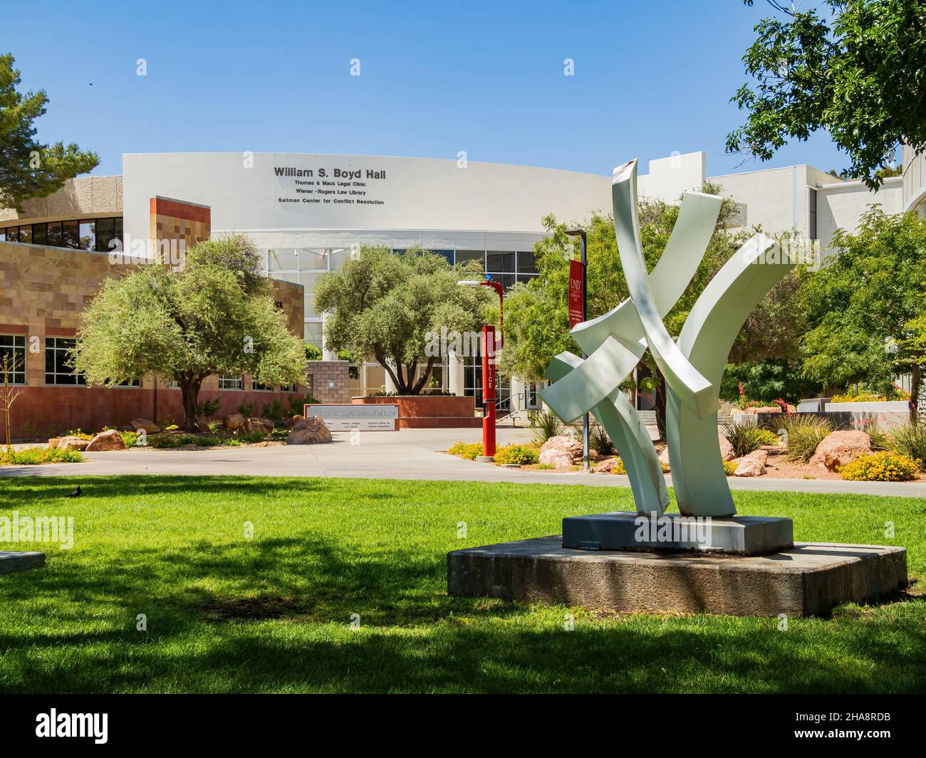 Las Vegas, MAY 8 2021 Art sculpture in UNLV Stock Photo Alamy