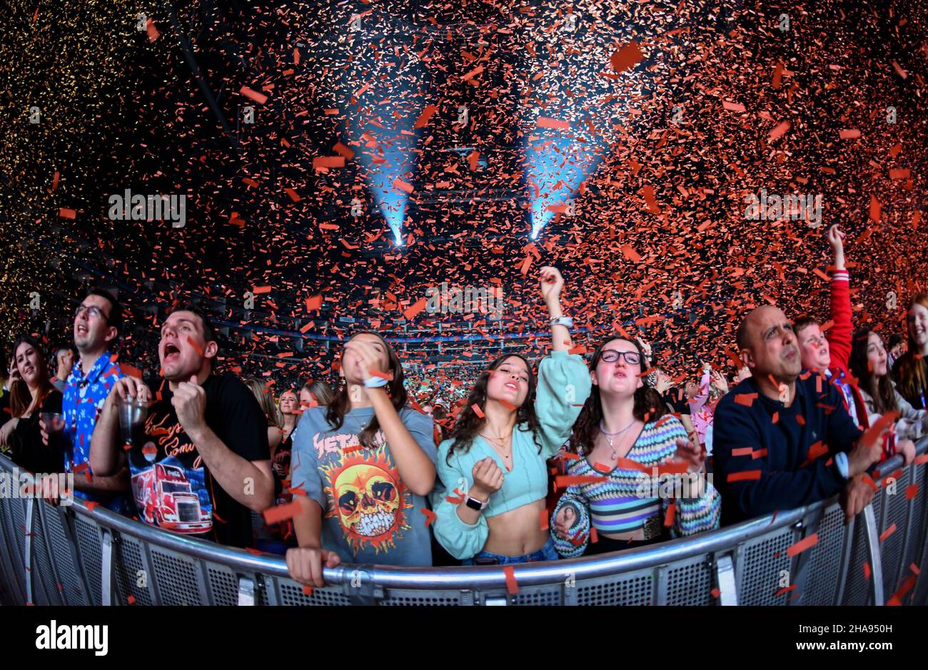NO ARCHIVE NO SALES EDITORIAL USE ONLY The crowd during day one of ...