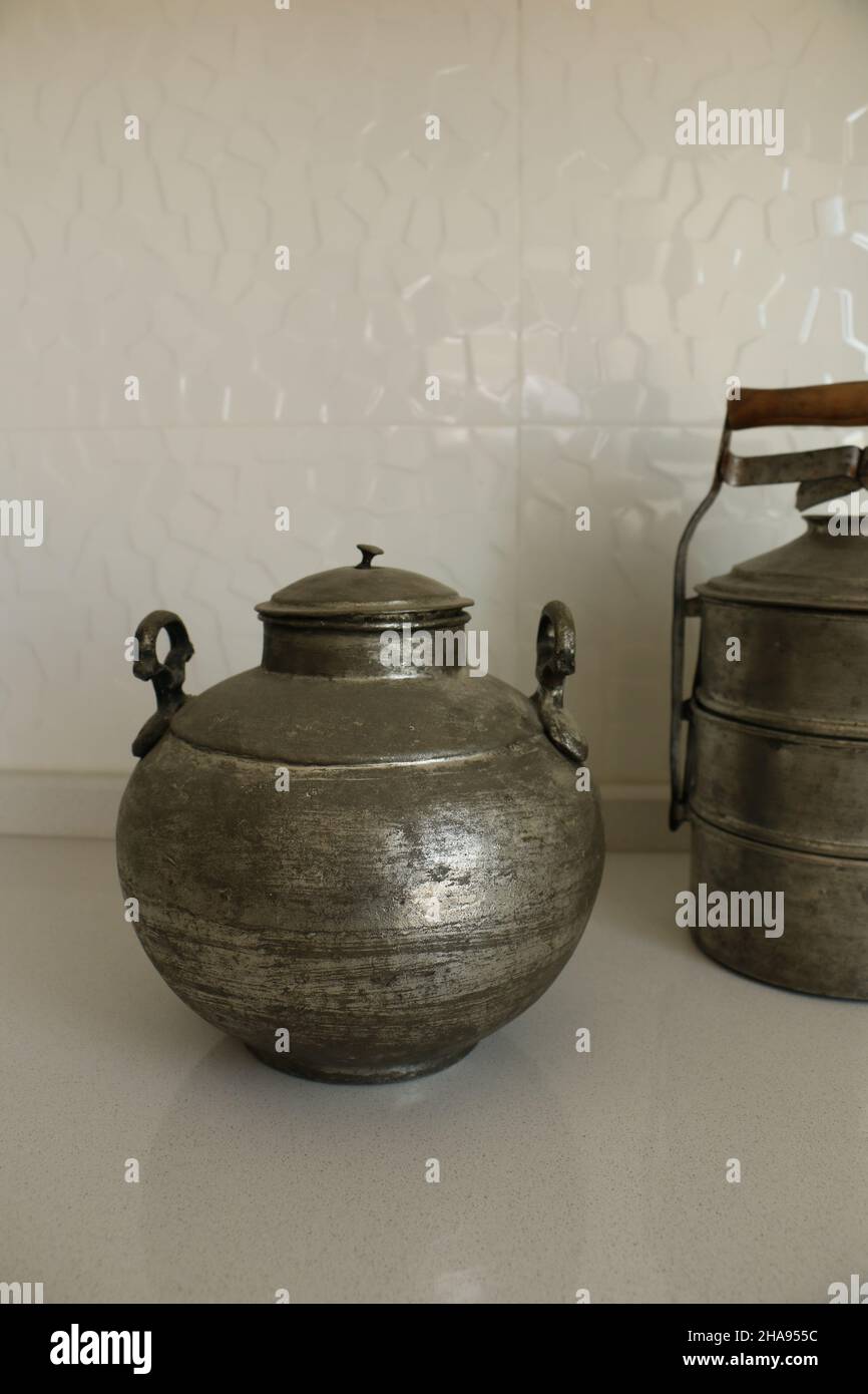 Copper storage container,traditional container with yoghurt copper ...