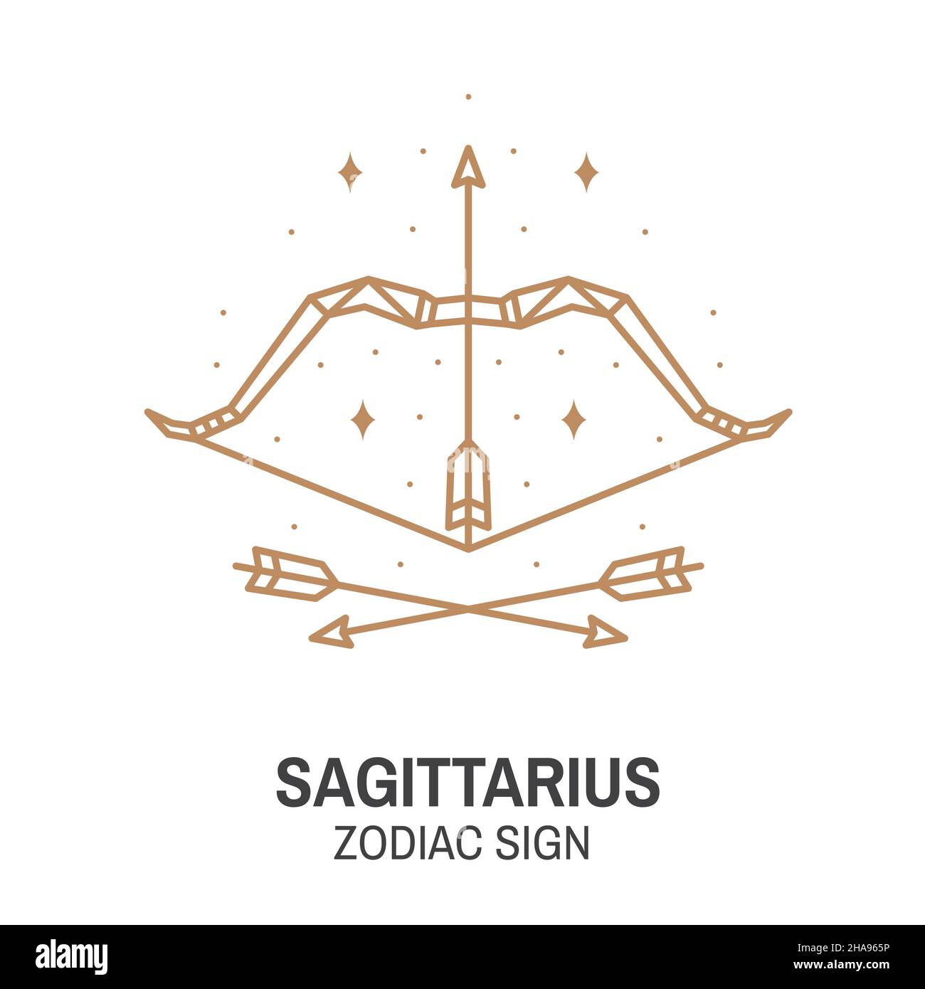 Sagittarius Zodiac Astrology Art Print Fire Star Sign 