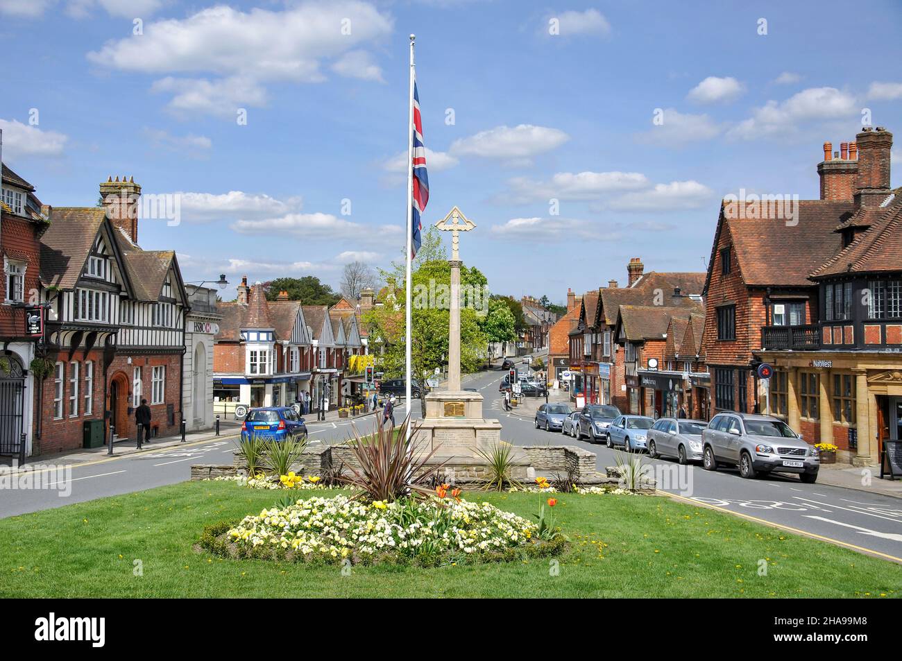 High Street, Haslemere, Surrey, England, United Kingdom Stock Photo
