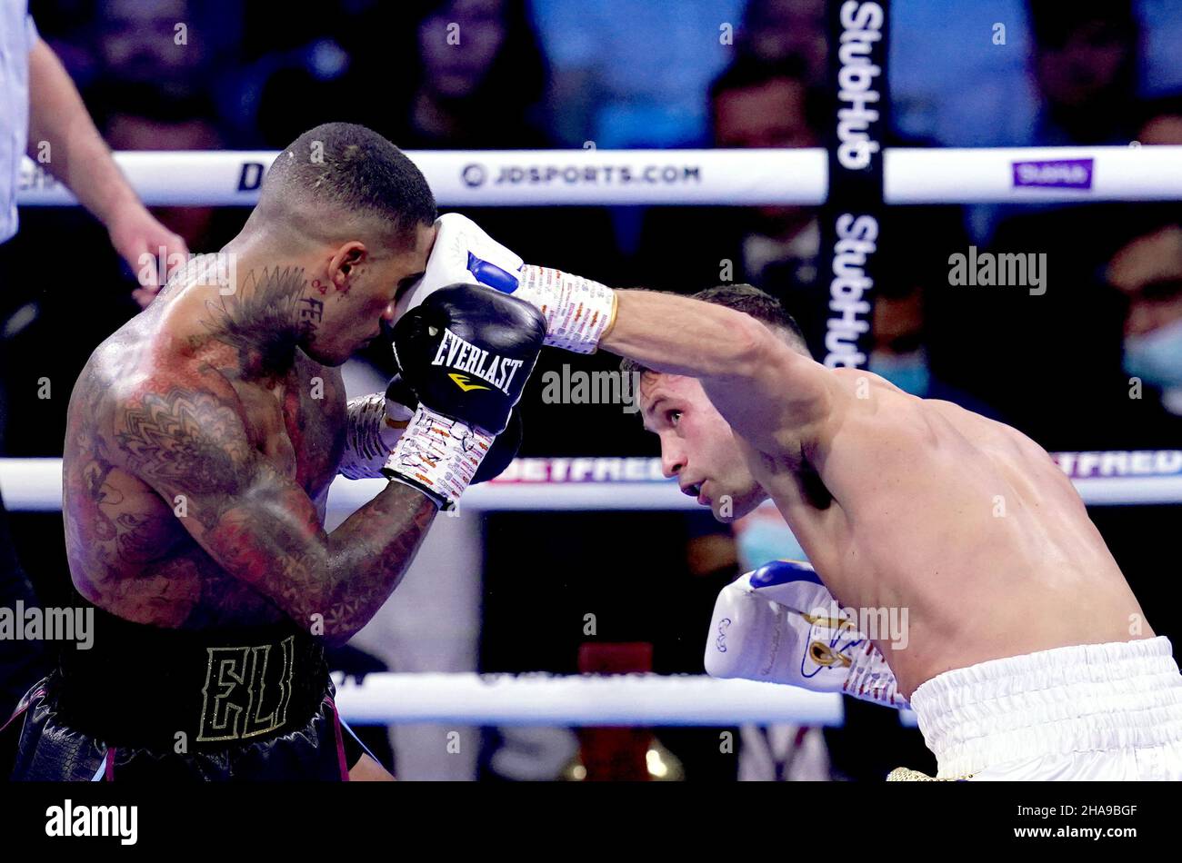 Conor Benn left In Action Against Chris Algieri During Their WBA 