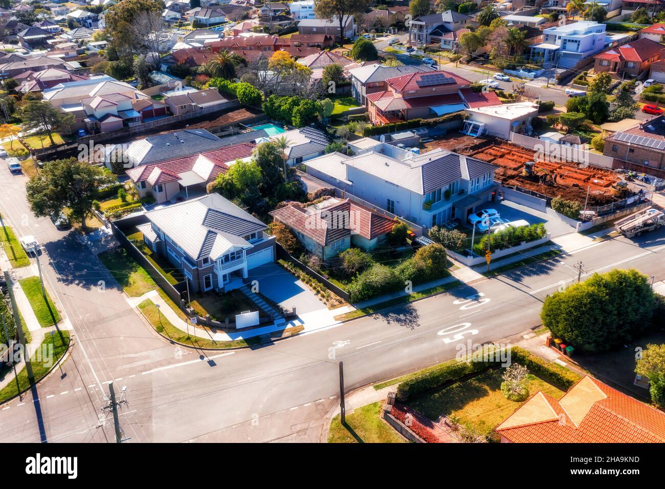 QUite residential suburbs of City of Ryde in West of Sydney