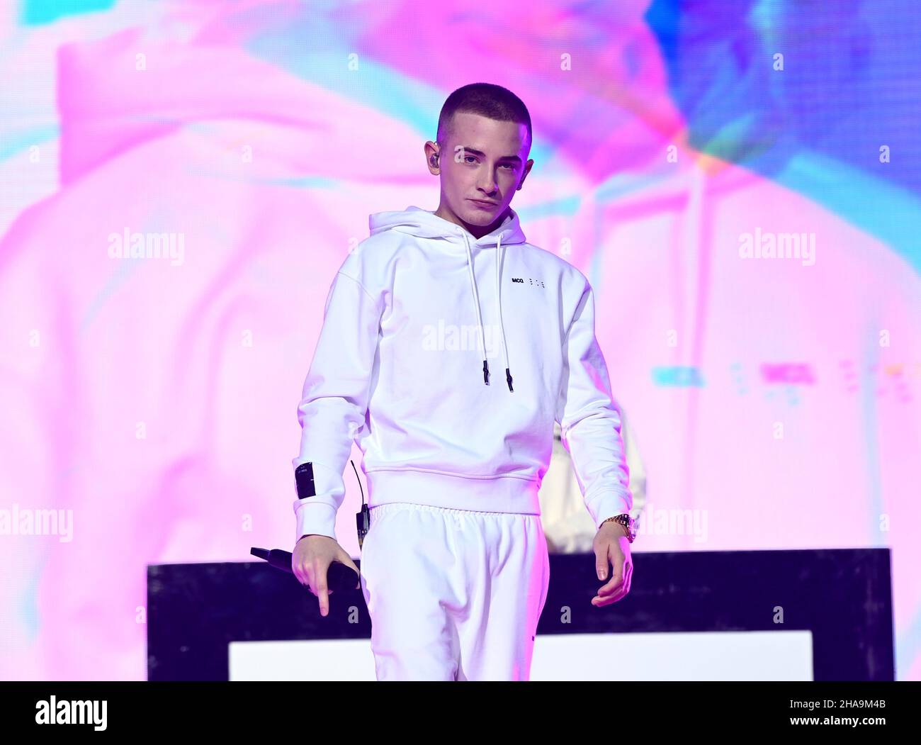 Adree Rapper NO ARCHIVE NO SALES EDITORIAL USE ONLY Arrdee performs on stage during ...
