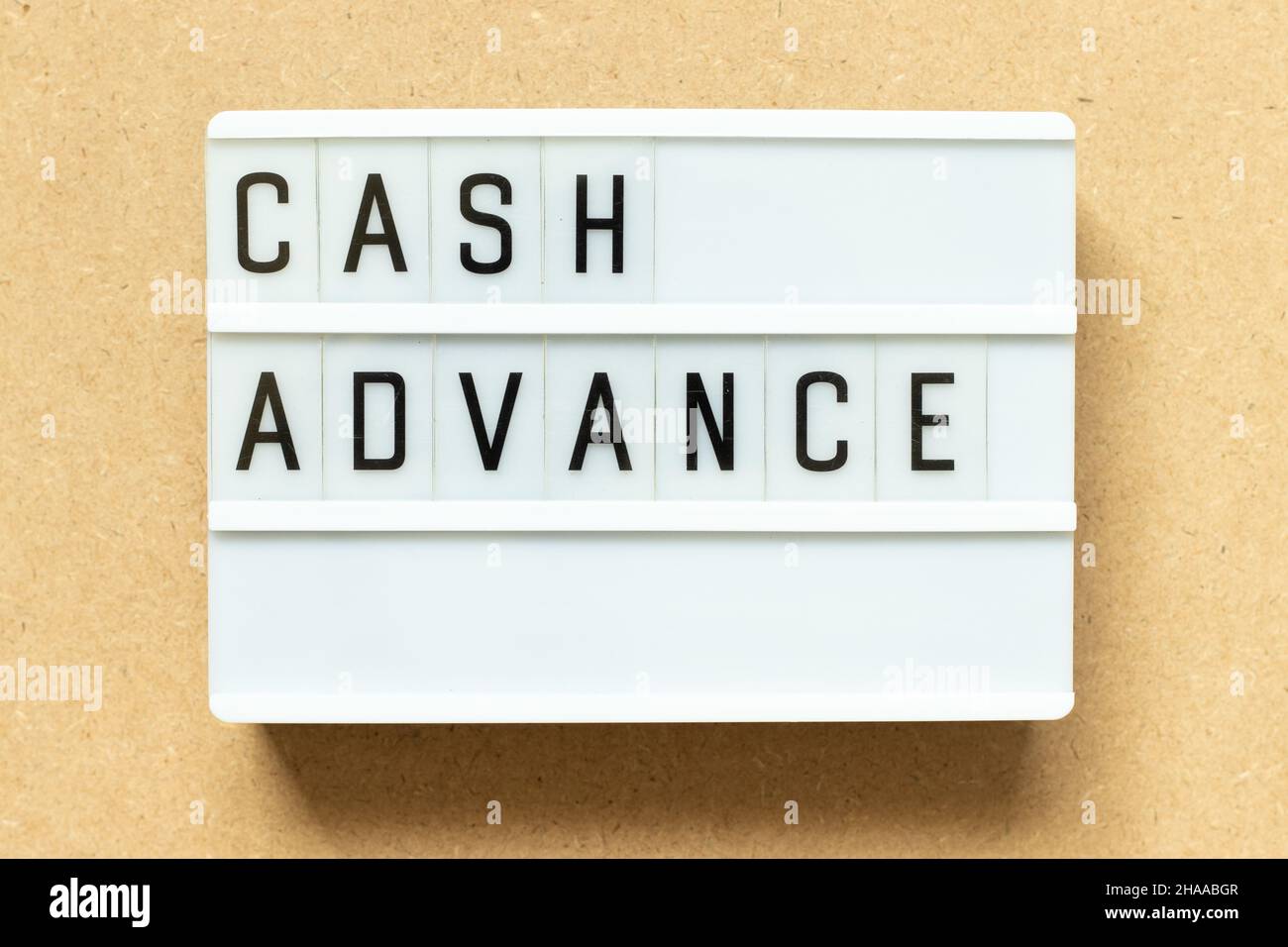 cash advance income tax