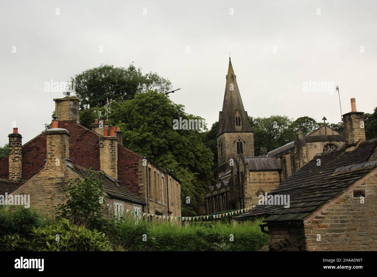 View of Old Glossop, United Kingdom Stock Photo Alamy