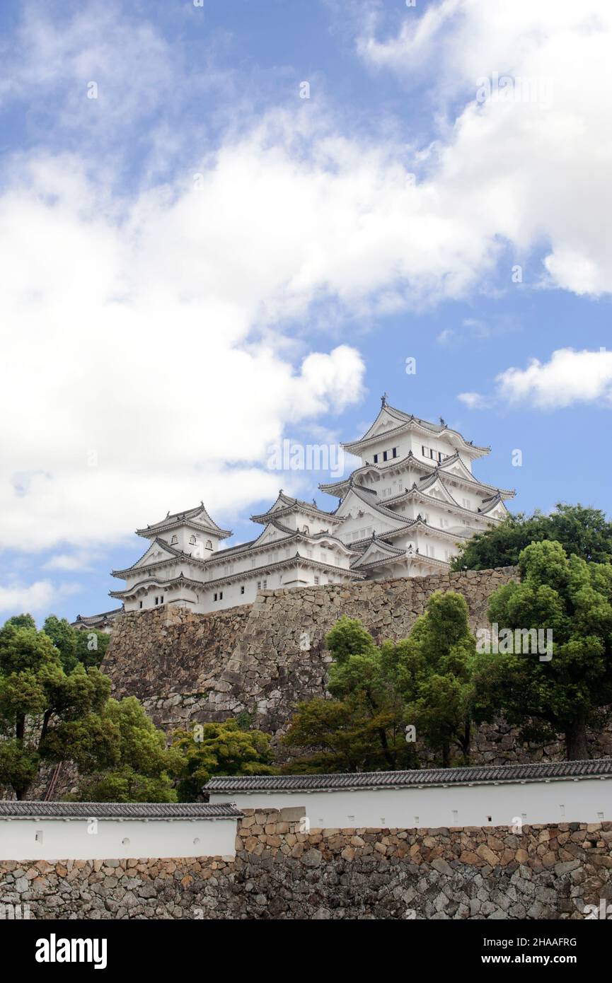 Himeji Castle, also known as White Heron Castle, in Himeji, Hyogo