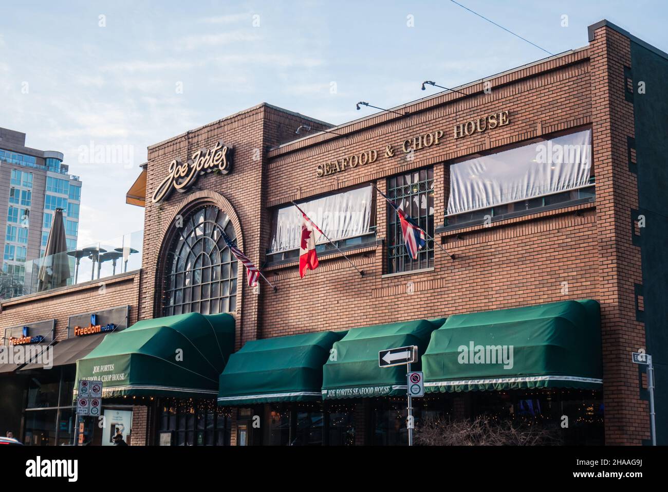 vancouver joe fortes seafood and chop house exterior Stock Photo