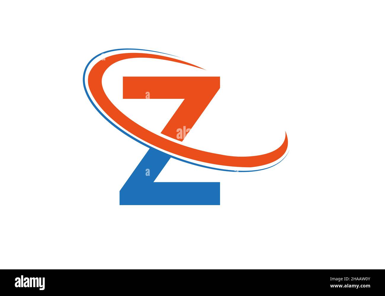 Modern Z Logo Design for business and company identity. Creative Z