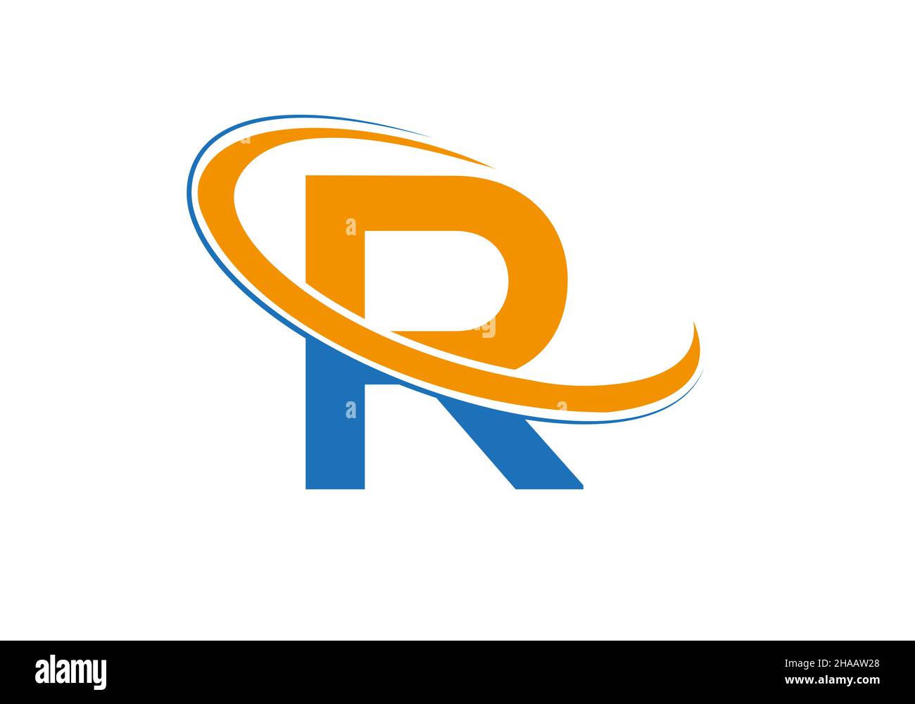 R logo design. Initial Letter R Logo for business and company identity ...