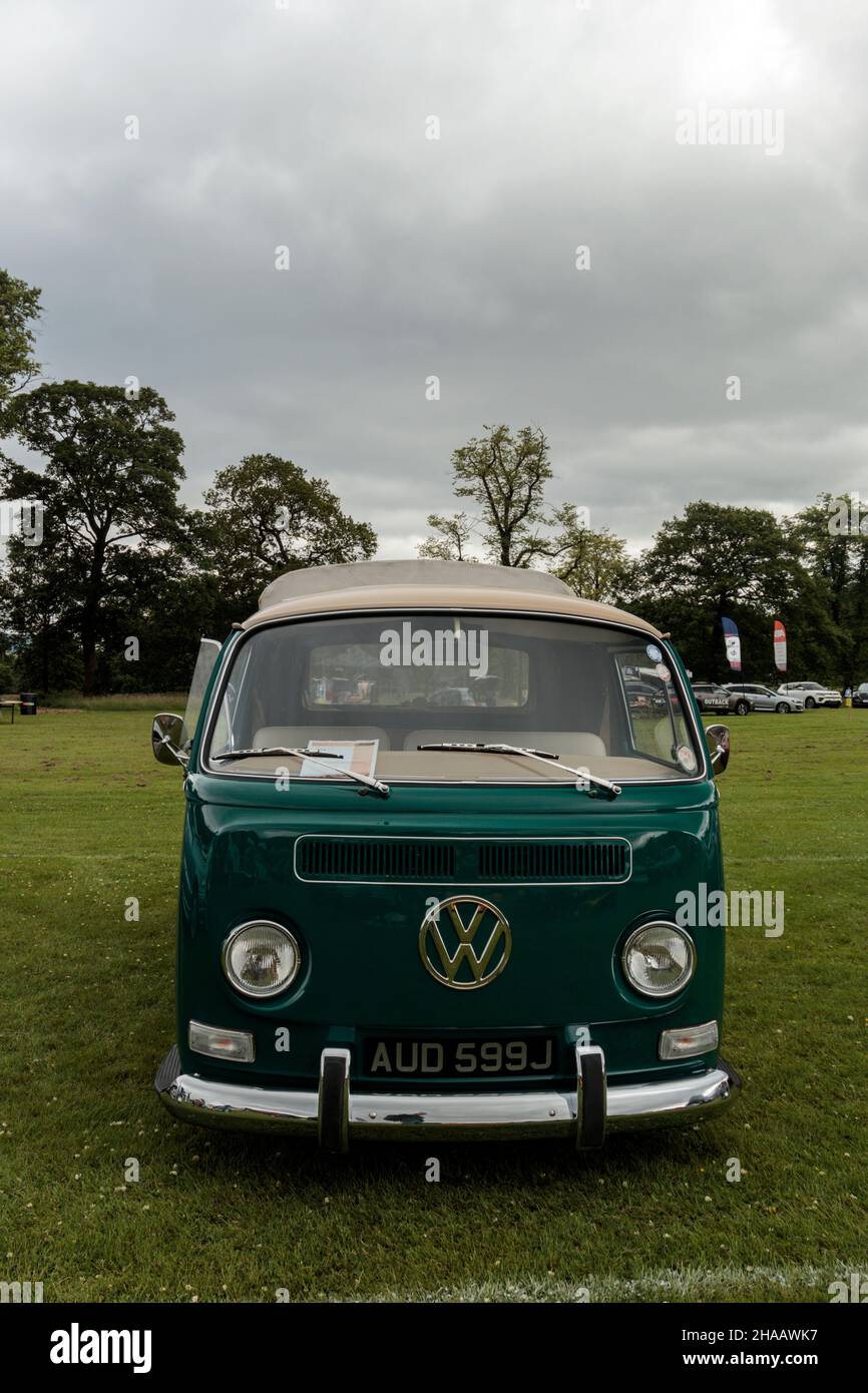 Volkswagen Camper Van. Burnley Classic Vehicle Show 2021 Stock Photo ...