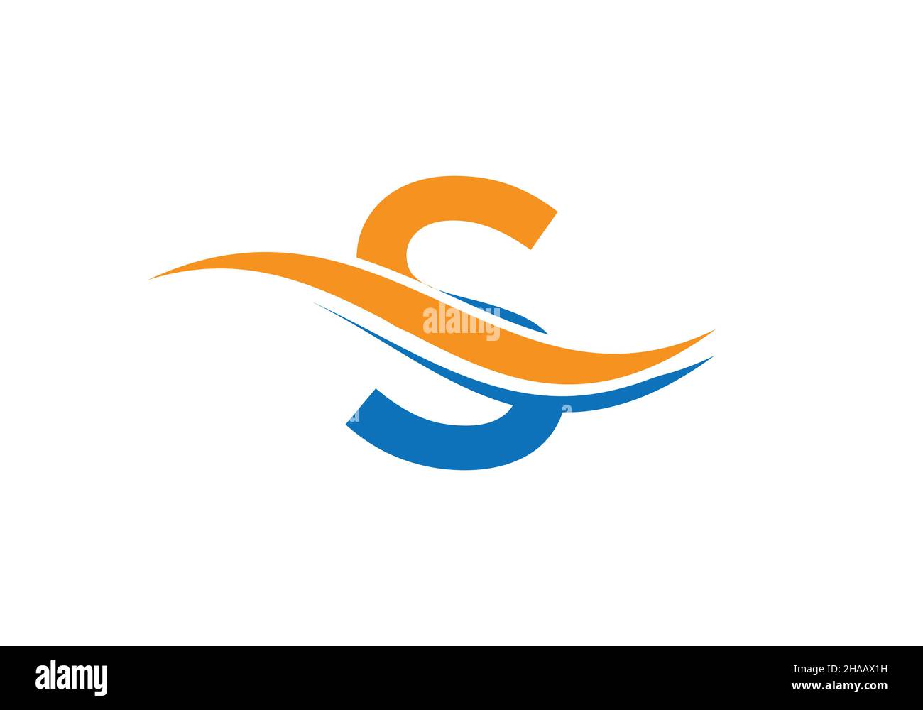 Initial monogram letter S logo design Vector. S letter logo design Stock Vector