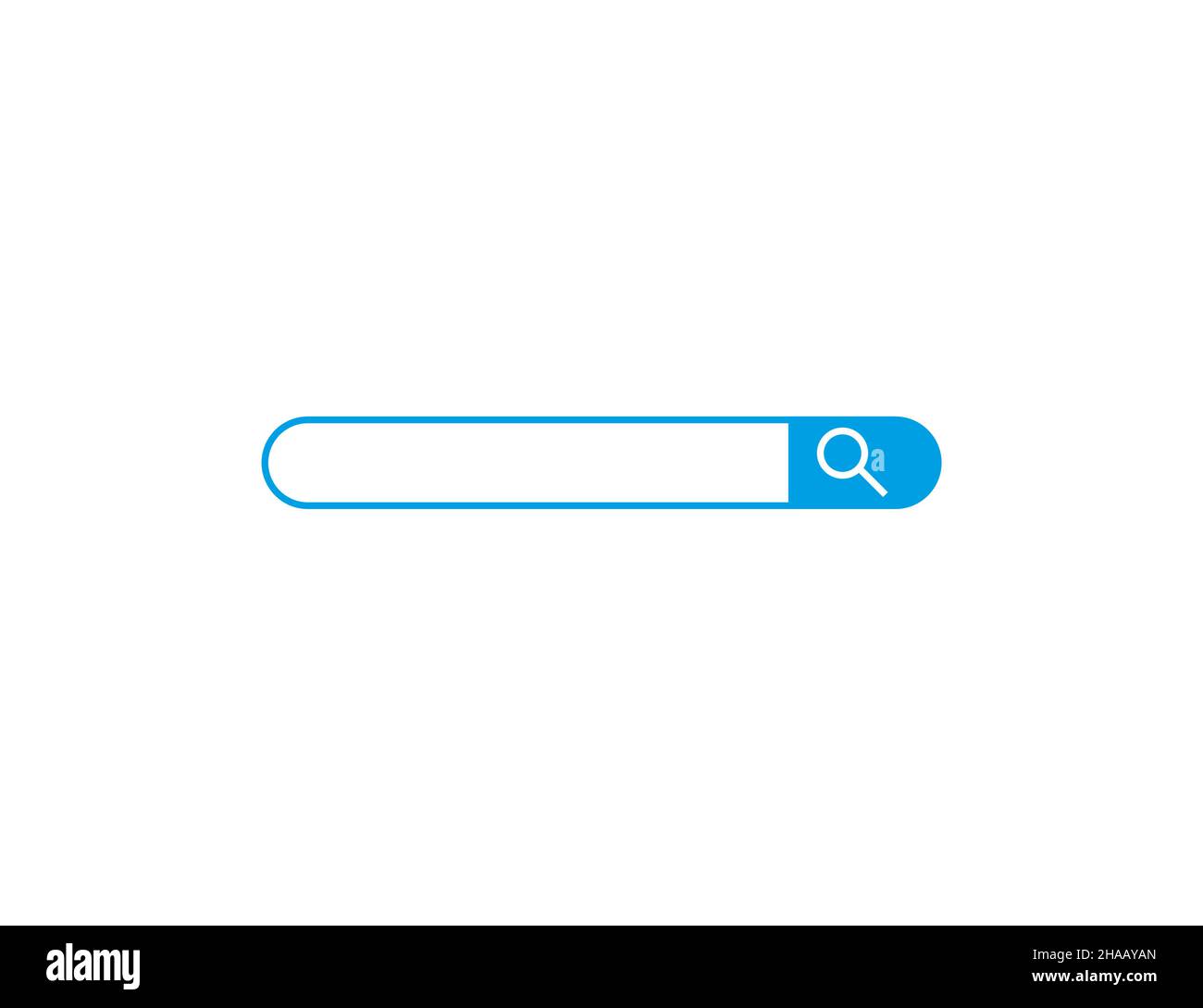 Search bar icon. Motion graphic design. Alpha channel Stock Vector