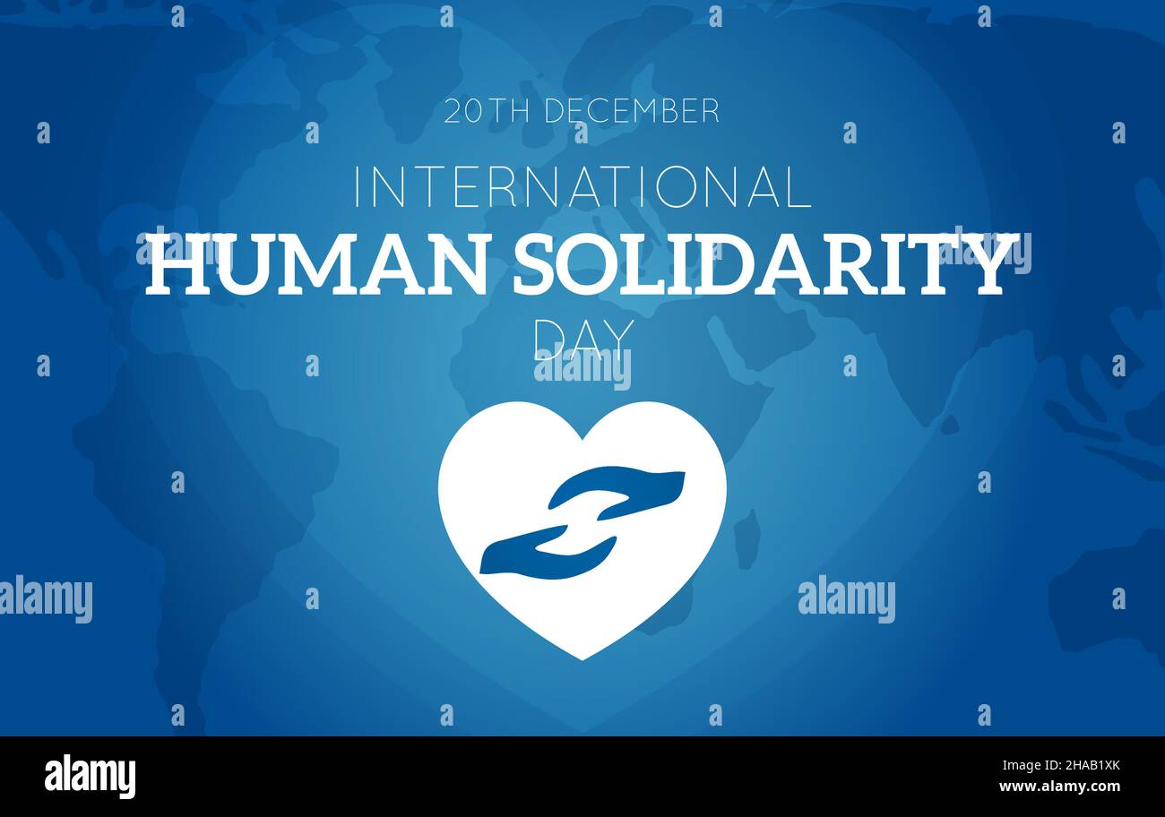 Solidarity Day Quotes Blue International Human Solidarity Day