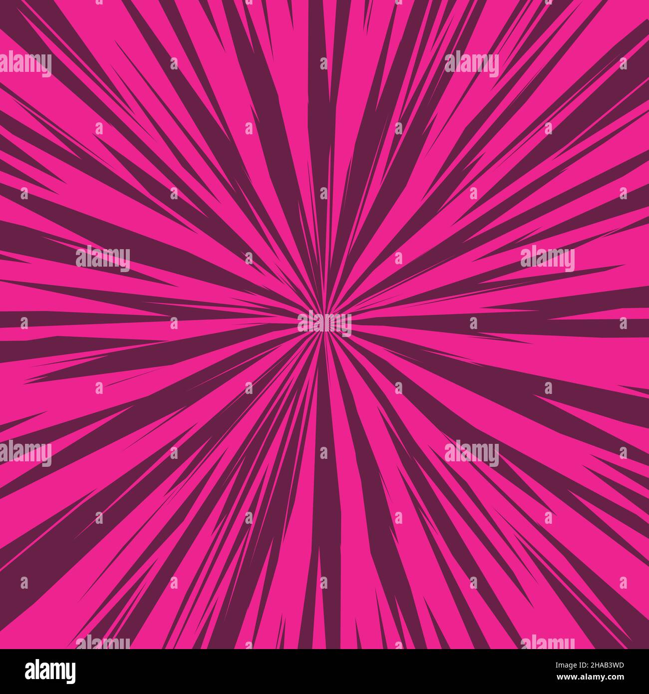 Pop Art Radial Colorful Comics Book Magazine Cover Striped Pink Digital Background Cartoon