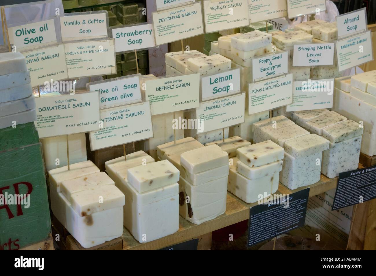handmade soap in Istanbul's Grand Bazaar, Turkey Stock Photo Alamy