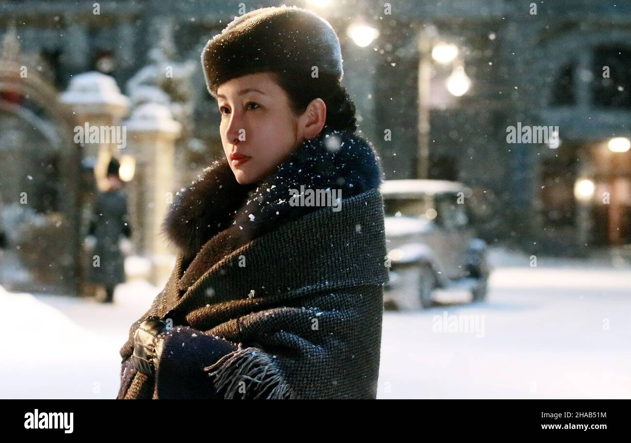 HAILU QIN in CLIFF WALKERS (2021) -Original title: XUAN YA ZHI SHANG-, directed by YIMOU ZHANG. Credit: China Film Co / Emperor Motion Pictures / Album Stock Photo