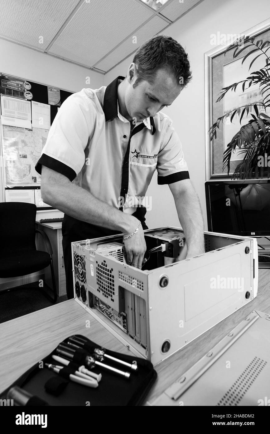 Digital work Black and White Stock Photos & Images - Alamy