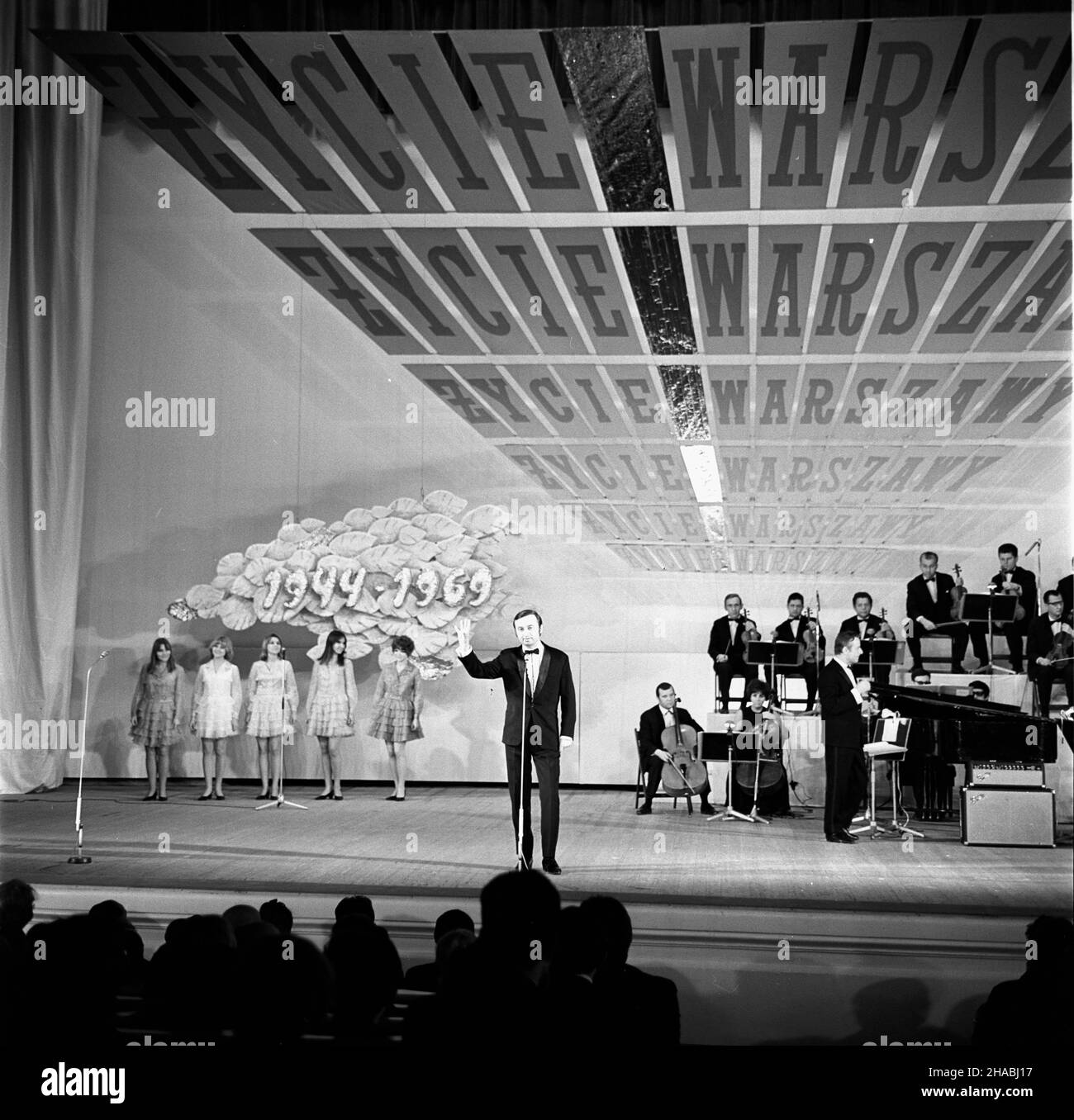 Concert programme Black and White Stock Photos & Images - Alamy