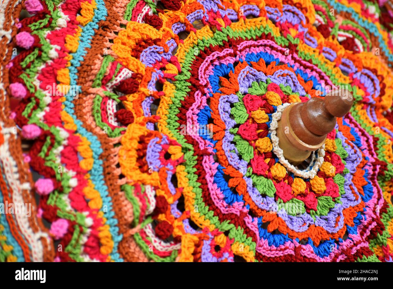 Colorful decorative umbrella Stock Photo Alamy