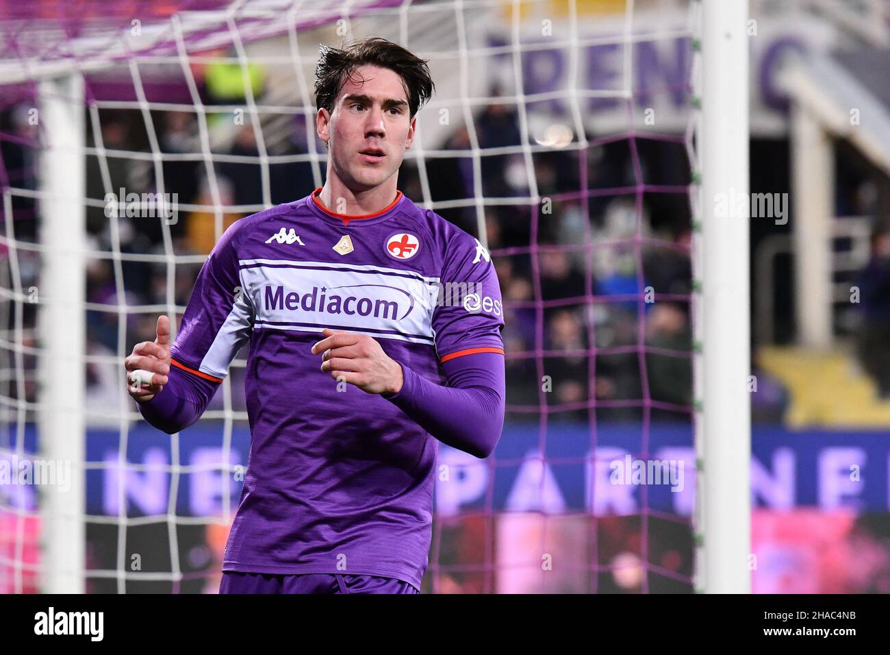 Dusan Vlahovic of ACF Fiorentina smiles during the pre-season News Photo  - Getty Images