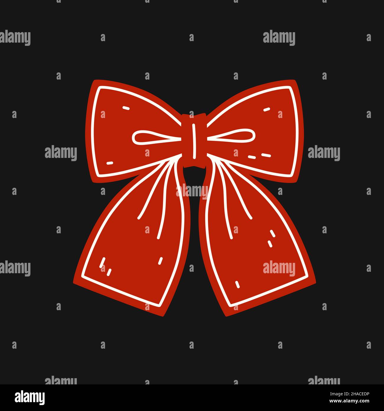 cute ribbon bow accesory design Stock Vector Image & Art - Alamy