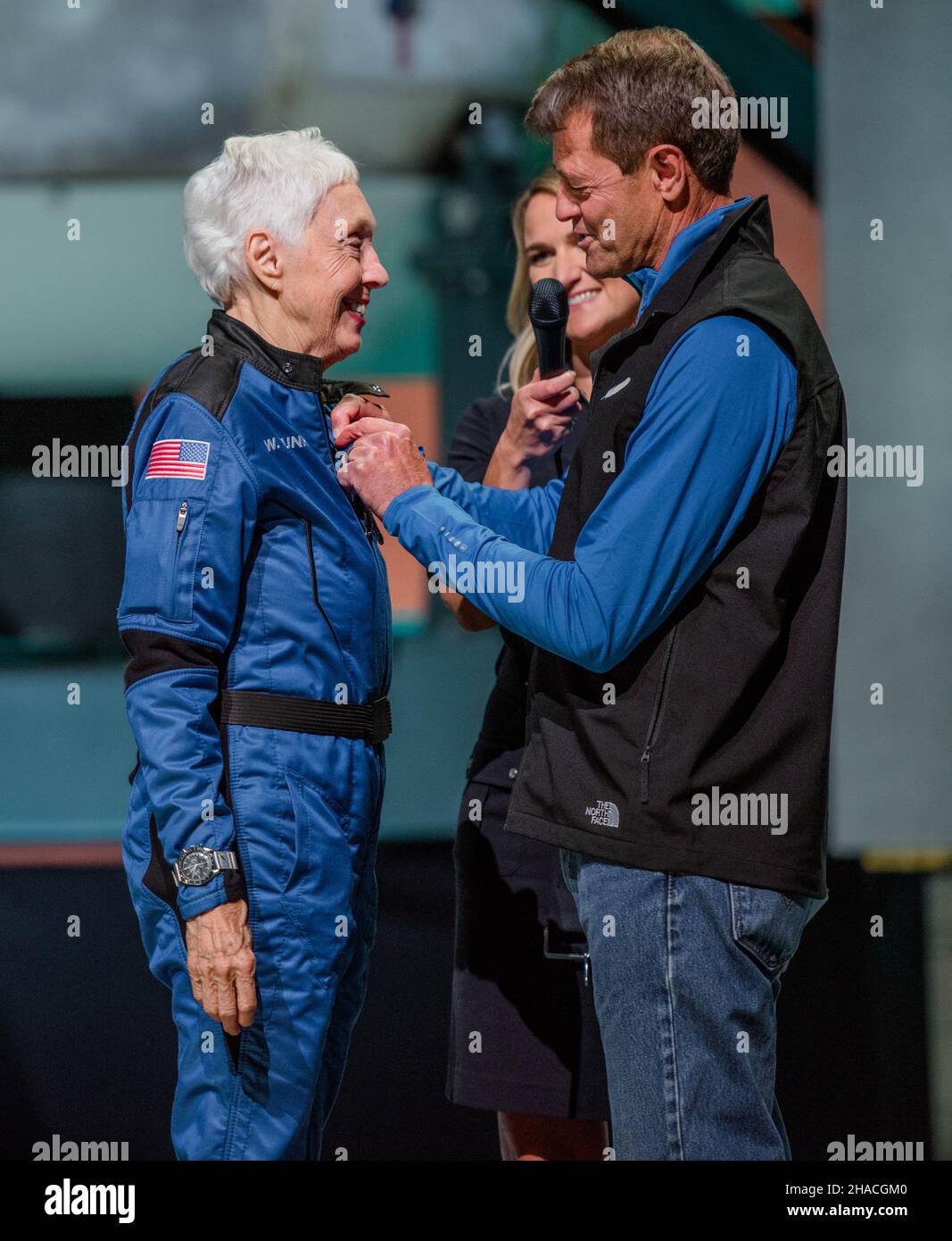 VAN HORN, TEXAS, USA 20 July 2021 The first astronauts from the