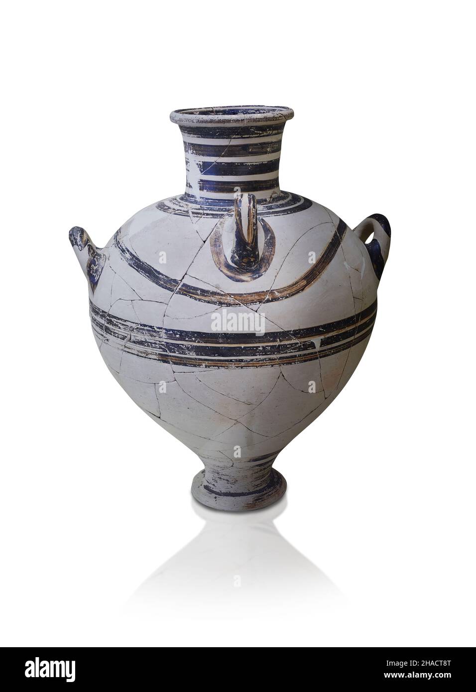 Mycenaean pottery Hydria with line design, 1150 1100 BC . Northeast