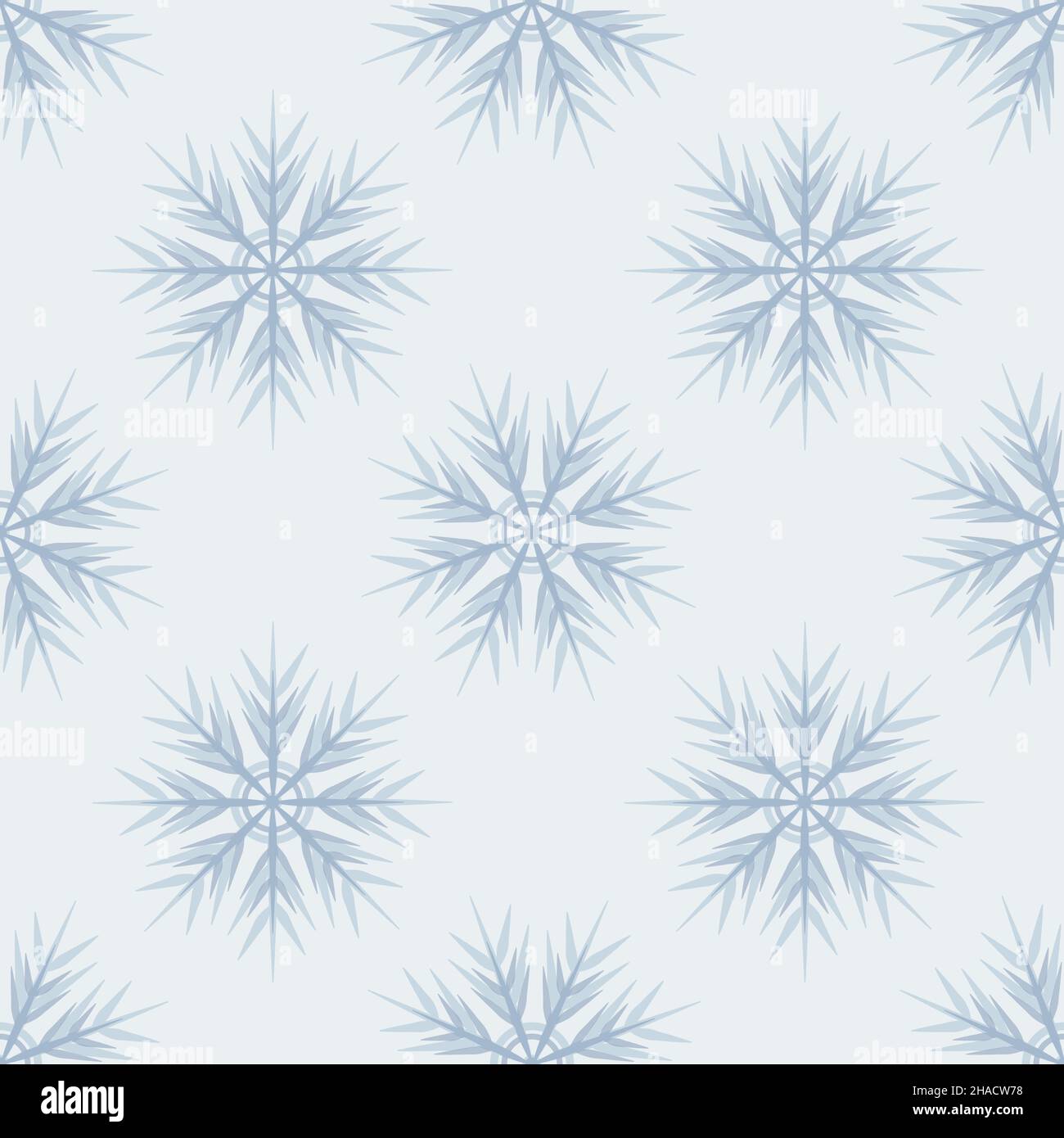 A seamless pattern on a square background is snowflakes. Design element ...