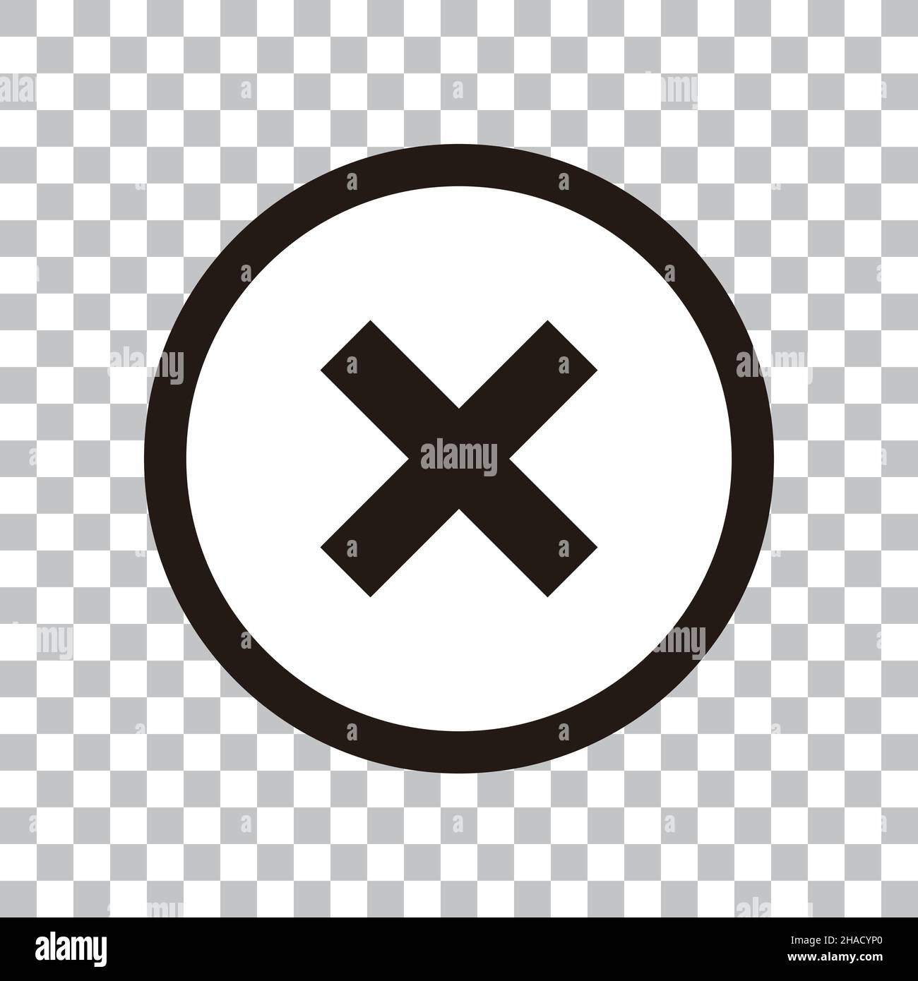 It means a ban or regulation. Stock Vector
