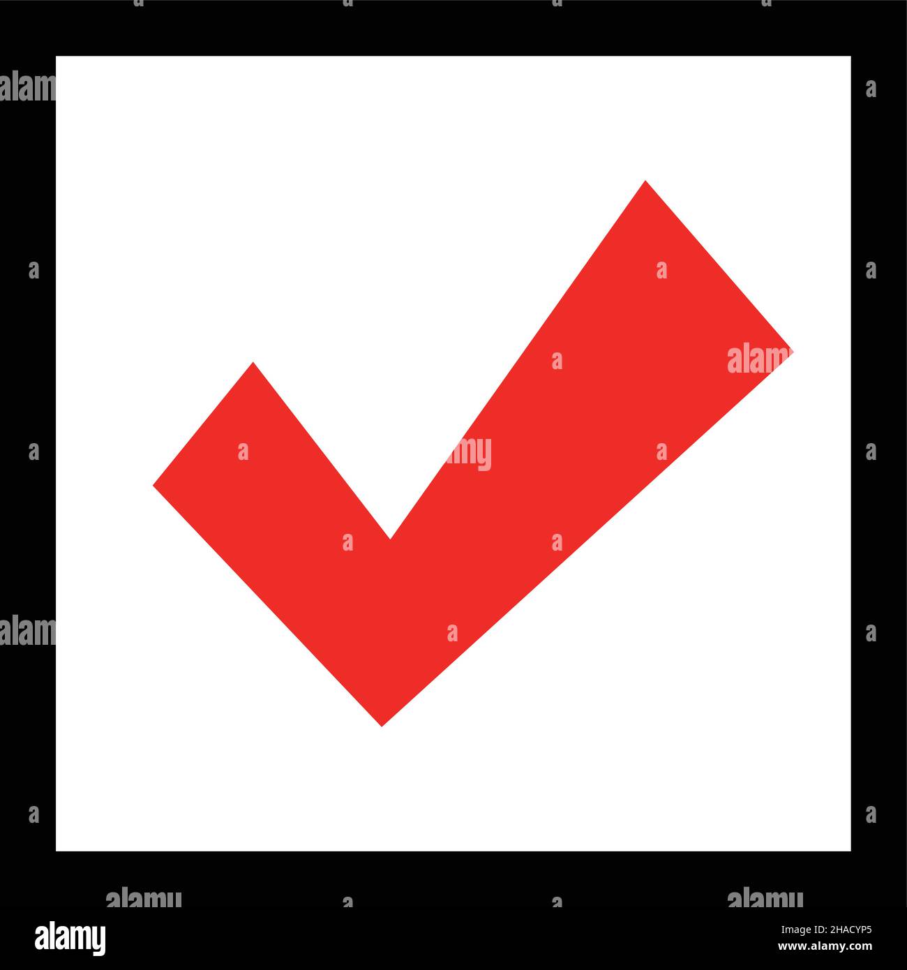 Web icon that can express success or confirmation. Stock Vector